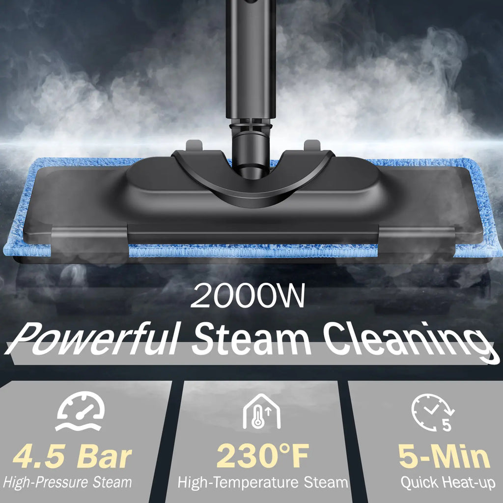 Heavy Duty Steam Cleaner with 1.5L Tank