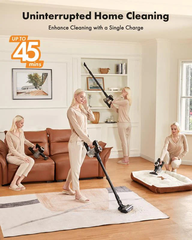 Upgrade 8-in-1 lightweight cordless vacuum